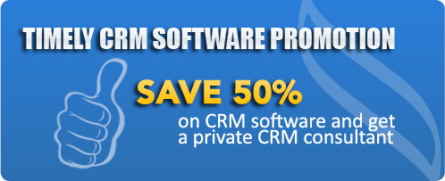 CRM software - 50 off CRM software promotion