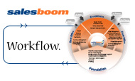 Salesboom On Demand Hosted Cloud CRM / web-based SFA workflow 