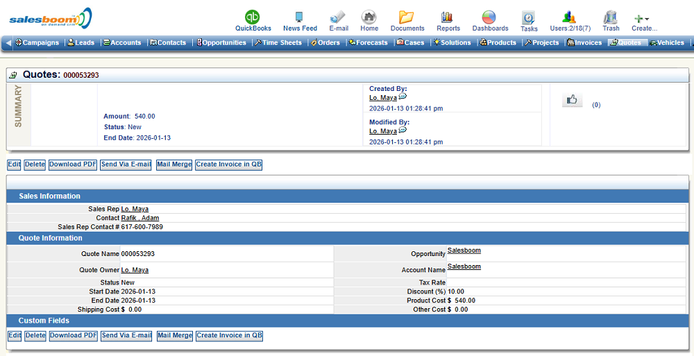 Quote & Proposal Management Software | Salesboom CRM